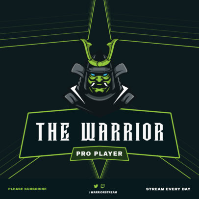 Instagram Post Creator for Gamers Featuring Strong Warriors 1114-el1