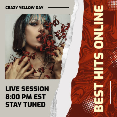 Instagram Post Generator for a Music Streaming Event