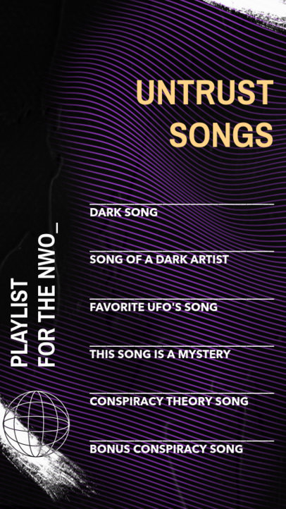 Instagram Story Design Maker for a Music Challenge Featuring a Dark Background 2489r