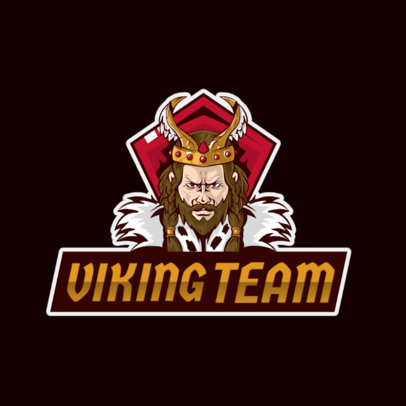 Logo Generator Featuring a Viking King 