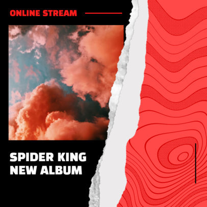 Instagram Post Generator for a Musical Streaming Party