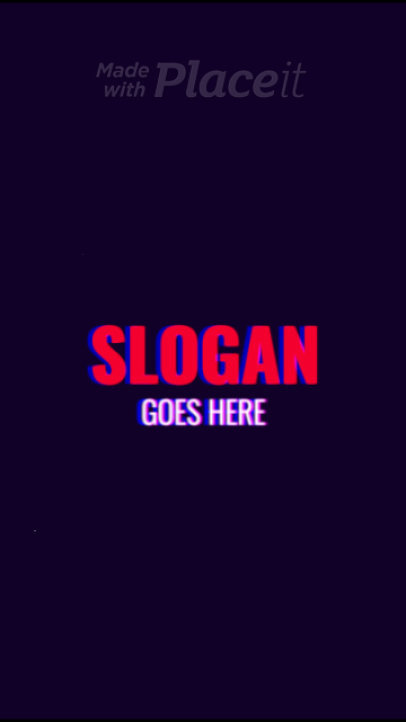 Instagram Story Video Generator with Retro Glitching Effects 869-el1