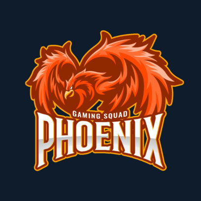 Logo Template Featuring Aggressive Gaming Characters