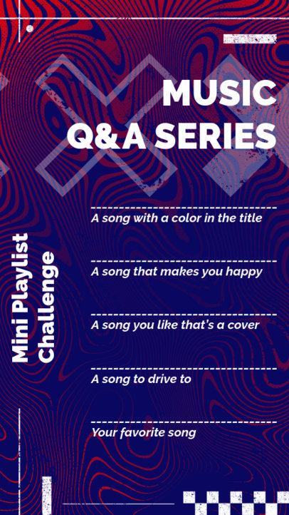 Modern Instagram Story Maker for a Mini Playlist Challenge 