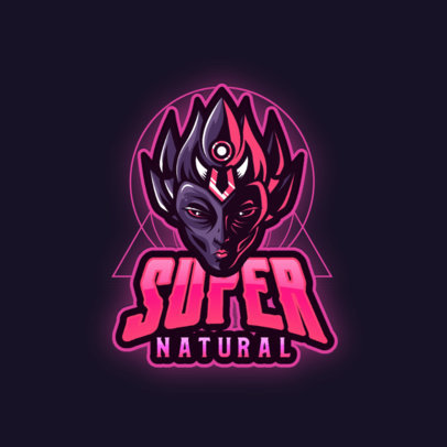 Logo Creator Featuring an Extraterrestrial Creature