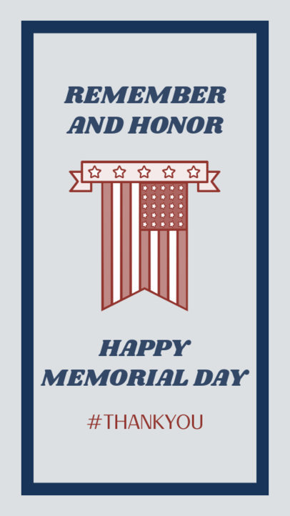 Instagram Story Generator for a Happy Memorial Day Celebration
