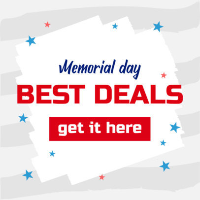 Modern Banner Maker for a Memorial Day Deals Post 2488h
