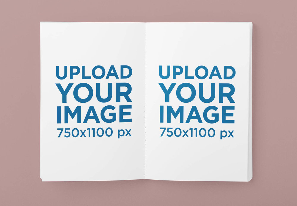 Placeit - Paperback Book Mockup Featuring Customizable Pages