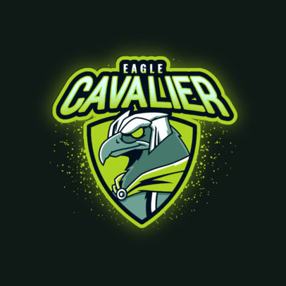 Gaming Logo Maker Featuring an Imposing Eagle Graphic