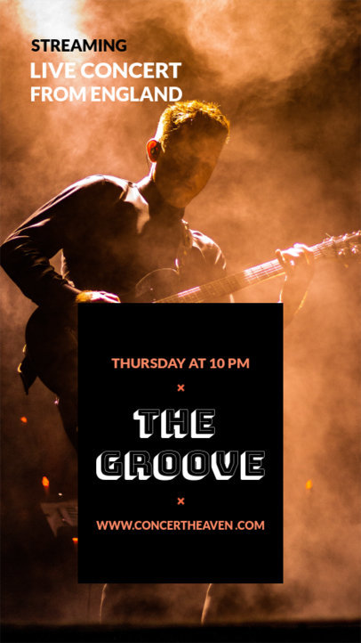 Instagram Story Creator for a Live Streaming Concert 1246b-el1