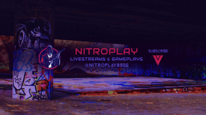 YouTube Banner Maker Featuring PUBG-Inspired Icons 2509