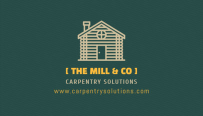 Carpentry Company Business Card Maker