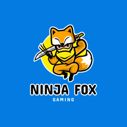 Gaming Logo Maker Featuring Cartoonish Ninjas