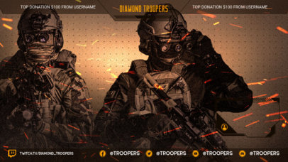 Twitch Overlay Generator for a Battle Royale Streaming Channel 2511k