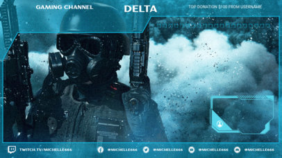 Twitch Overlay Template with a Translucid Design 2511n