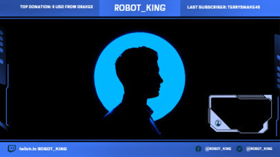 OBS Stream Overlay Generator for Gamers Featuring Simple Graphics 2511p