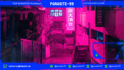 Twitch Overlay Generator with Customizable Design 2511i