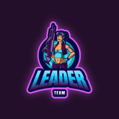 Logo Maker Featuring Gaming-Related Character Illustrations