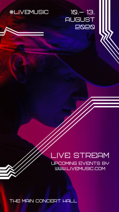 Instagram Story Creator for Upcoming Music Events 1228-el1