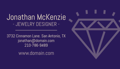Jewelry Designer Business Card Template