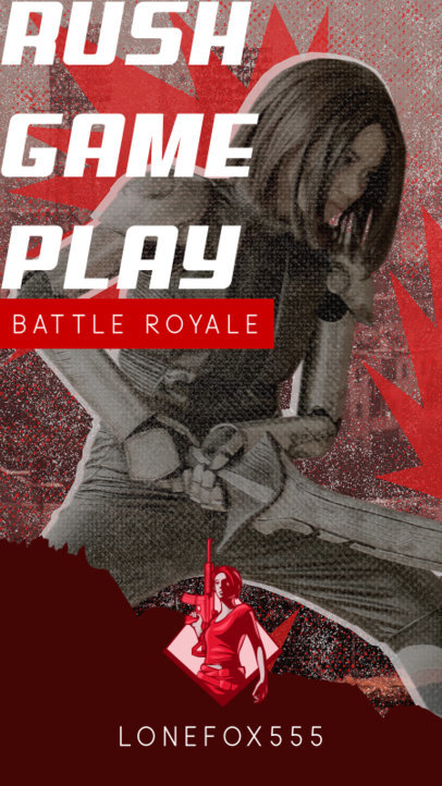 Gaming Instagram Story Template For a Battle Royale Match