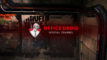 YouTube Banner Maker with a PUBG-Inspired Character Graphic 2509d