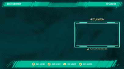 OBS Stream Overlay Maker with Glitchy-Looking Graphics 2513i