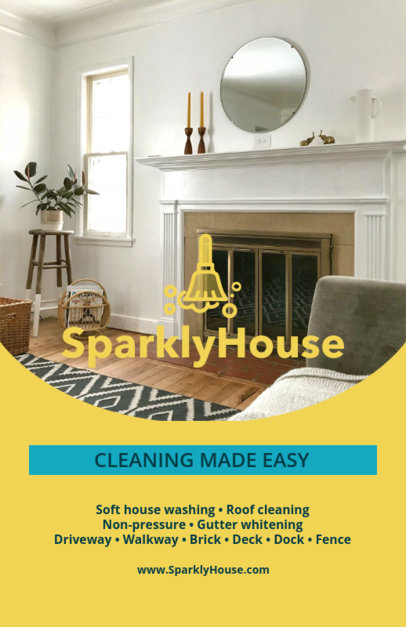Cleaning Company Flyer Design Template 271f