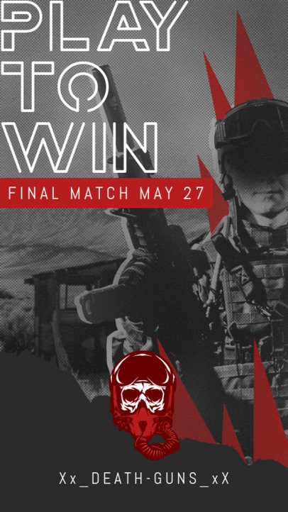 Instagram Story Maker For a Gaming Tournament
