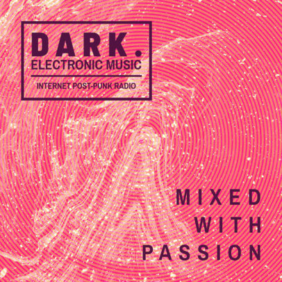 Instagram Post Maker For a Music Streaming Reminder