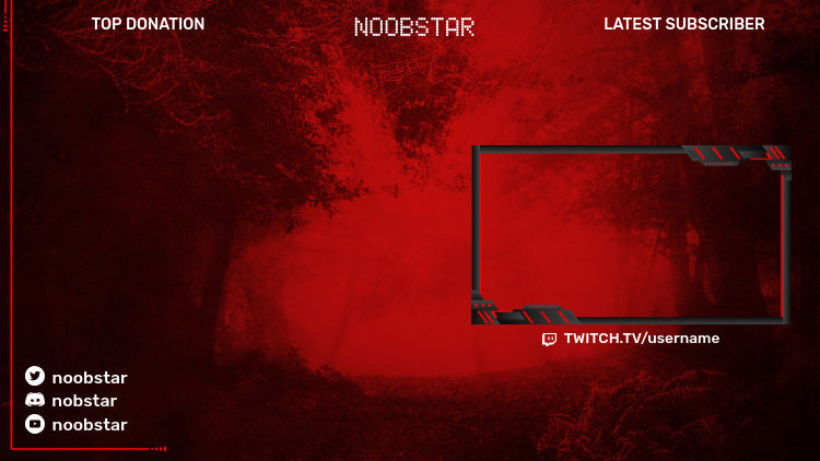 Placeit - Gaming Twitch Overlay Creator Featuring a Customizable Top ...