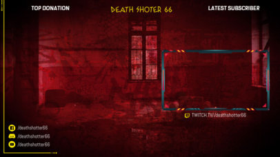 Simple OBS Stream Overlay Template for Twitch Streamers 2512e 