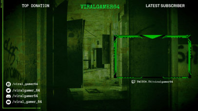 Twitch Overlay Creator with a War Game Background 2512o