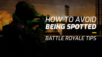 YouTube Thumbnail Maker with Battle Royale Gameplay Tips 2508d