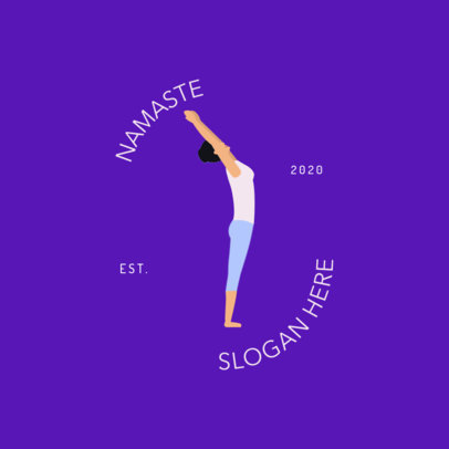 Wellness Logo Creator with a Relaxed Woman Graphic