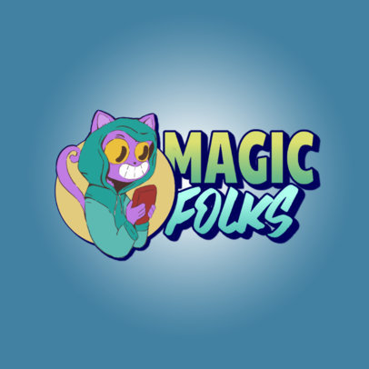 Logo Creator with a Magical Cartoon Character Graphic