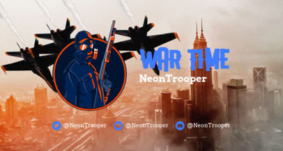 PUBG-Inspired Twitch Banner Creator Featuring a Masked Shooter with a Long Gun