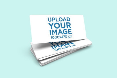 Mockup Featuring a Several Gift Vouchers Piled Up 4078-el1