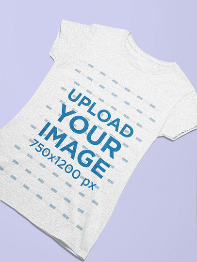 Mockup Featuring a Flat Laid Shirt on a Minimalist Setting 25594