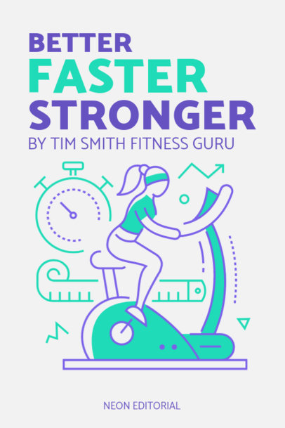 eBook Cover Template for Healthy Lifestyle Topics 1419-el1