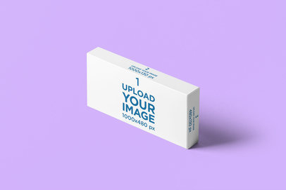 Pills Box Mockup Featuring a Plain Color Backdrop 4058-el1