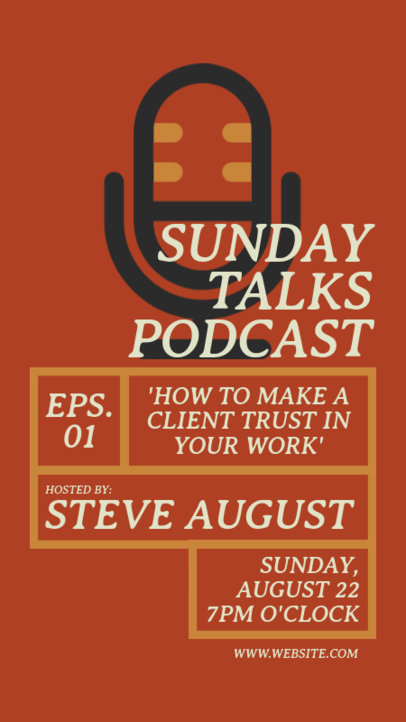 Flyer Maker for a Podcast Promotional 1407-el1