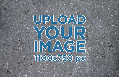 Mockup of a Sticker Placed on a Concrete Wall  33612