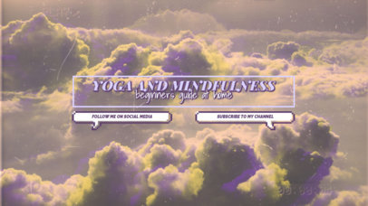 YouTube Banner Generator with a Retro VHS Filter