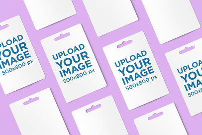 Minimalist Mockup Featuring Several Gift Cards 4074-el1