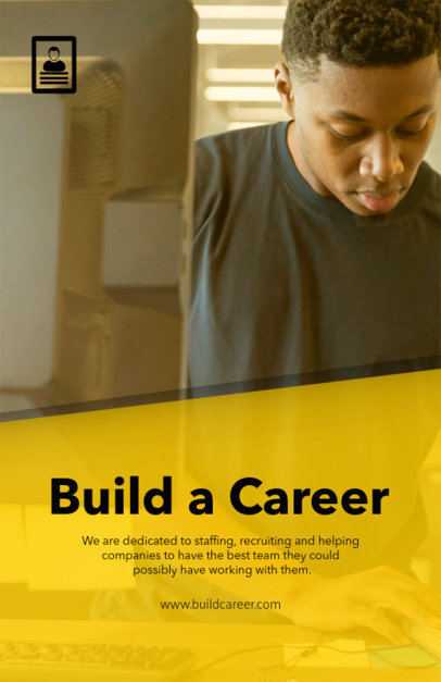 Motivational Flyer Design Template for a Job Recruiting Agency 516d