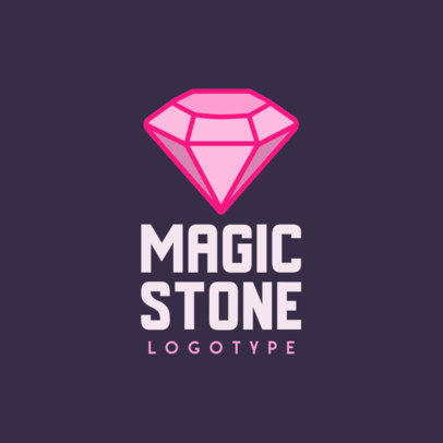 Abstract Logo Maker Featuring a Colorful Gem Graphic