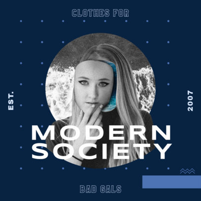 Clothing Brand Logo Generator with a Surreal Picture 3256c