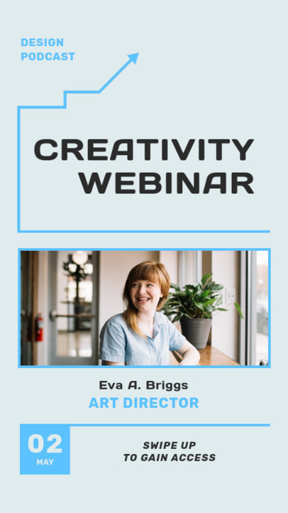 Instagram Story Creator for a Creativity Webinar 1366c-el1