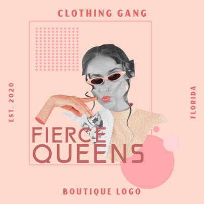 Apparel Brand Logo Creator with a Postmodern Surreal Graphic 3256e